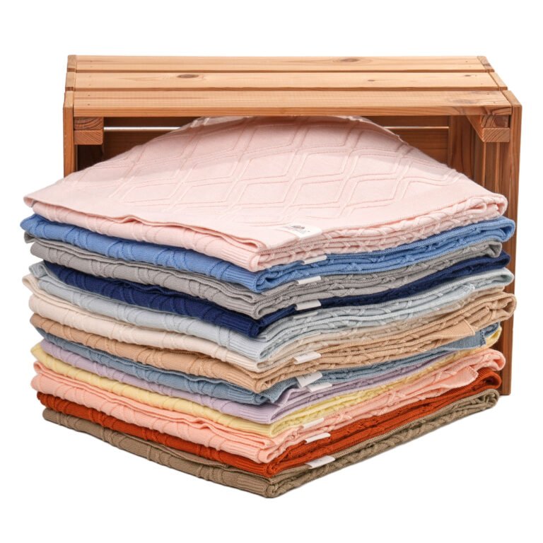 Cienki kocyk bawełniany Sweerls – wzór Romby – prezentacja wszystkich dostępnych kolorów – Snuglytots