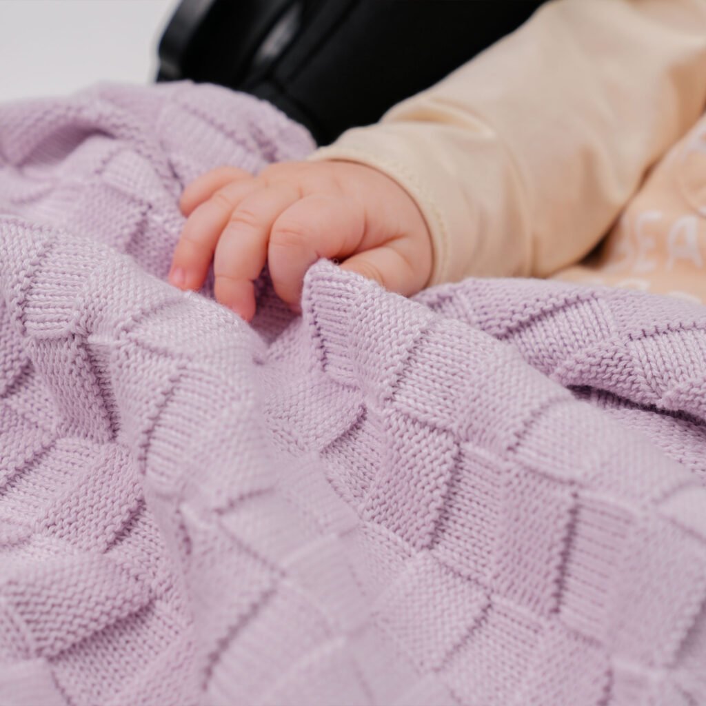 Knitted Baby Blanket - MaMingle - Image 6